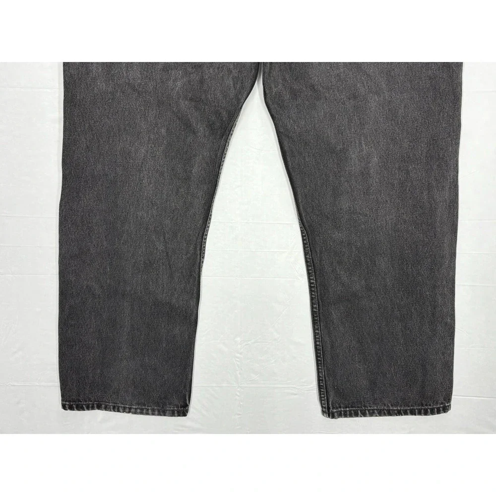 Levi's‎ 505 Straight Leg Jeans Mens Gray Denim Cotton Regular Fit Outdoor 38x29
